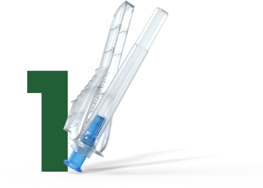 One dosing safety needle 