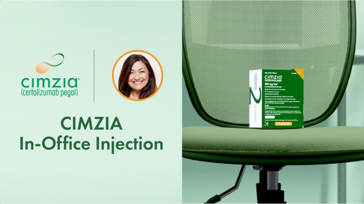 Administer CIMZIA anywhere, in any chair